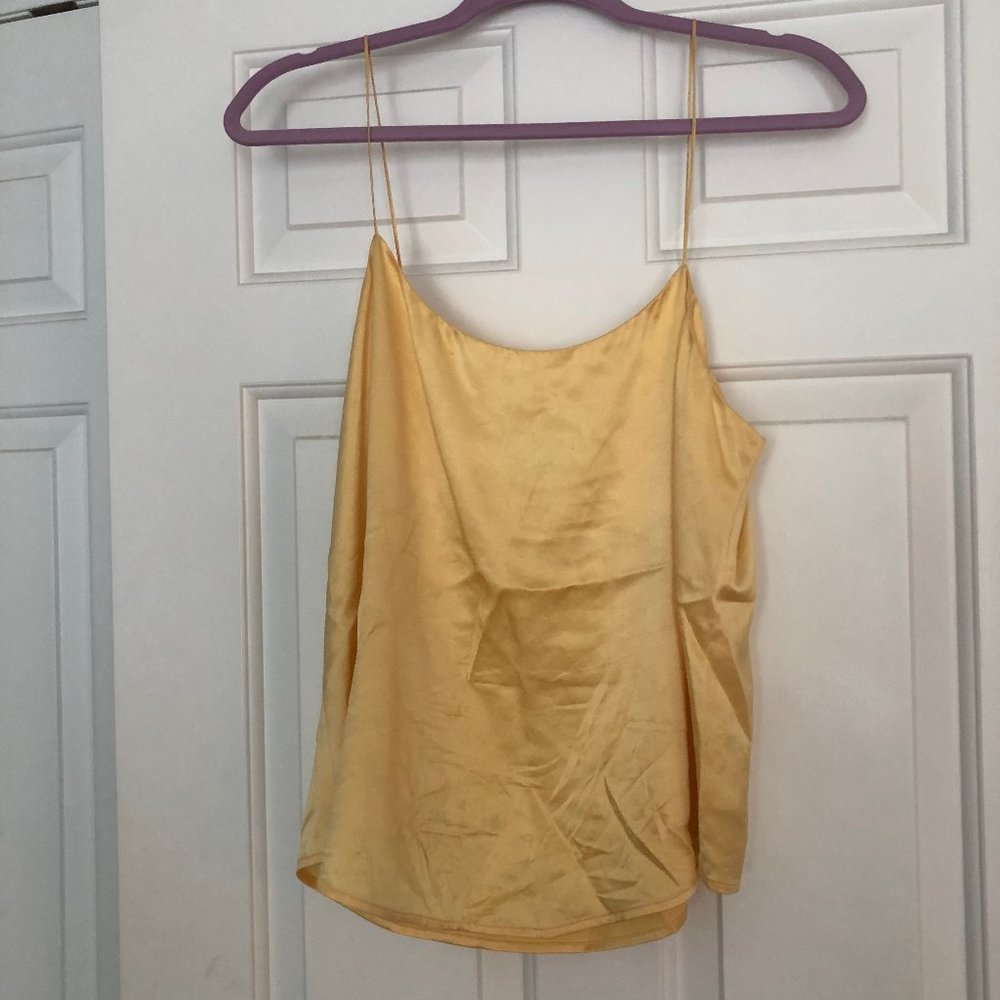 Reformation Gigi Silk Camisole (yellow) - Picture 2 of 3